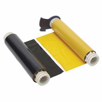 BRADY BBP85 Ribbon - Blk-Yellow  (B85-R-220X60-BK/YL)
