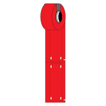 BRADY Linerless B-7643 cable tags (M61-25X75-7643-RD)