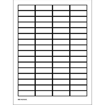 BRADY Blank Write-On Labels on (WOB-1442-W.M.R.)