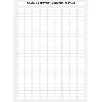 BRADY LaserTab Laser Printable (ELAT-40-747W-10)