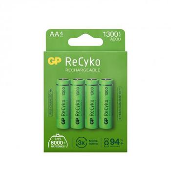 GP Batteries ReCyko AA, 130AAHCE-2WB4,  4-pack (Rechargeable) /201213 (201213)