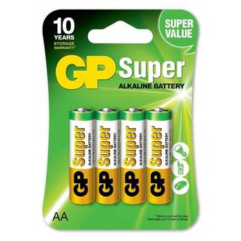 GP Super Alkaline LR6 Size AA *4-pack* (5505)