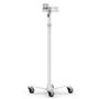 COMPULOCKS s Extended VESA Articulating Tablet Arm Rolling Cart - Cart - for LCD display - medical - white - screen size: up to 15"