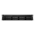 SYNOLOGY RackStation RS1221+ - NAS server - 8 bays - rack-mountable - SATA 6Gb/s - RAID RAID 0, 1, 5, 6, 10, JBOD - RAM 4 GB - Gigabit Ethernet - iSCSI support - 2U