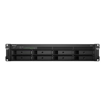 SYNOLOGY RackStation RS1221+ - NAS server - 8 bays - rack-mountable - SATA 6Gb/s - RAID RAID 0, 1, 5, 6, 10, JBOD - RAM 4 GB - Gigabit Ethernet - iSCSI support - 2U (RS1221+)