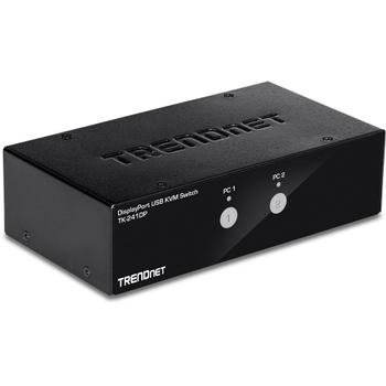 TRENDNET 2-Port DisplayPort KVM Switch  (TK-241DP)