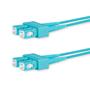 LANVIEW SC-SC Multimode fibre cable  duplex 10m OM3 50/125 LSZH