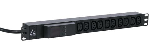 LANVIEW 19" rack mount power strip,  (LVR261877)