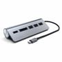 SATECHI USB-C Aluminum USB Hub & Card Reader USB hub -