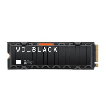 WESTERN DIGITAL SN850 1TB BLACK NVME SSD WI HEATSI M.2 PCIE GEN3 5Y WARRANTY INT (WDS100T1XHE)