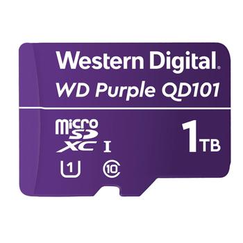 WESTERN DIGITAL WD Purple WDD100T1P0C - Flash memory card - 1 TB - UHS-I U1 / Class10 - microSDXC - purple (WDD100T1P0C)