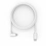 COMPULOCKS Maclocks - Lightning-kabel - USB-C hane rak till Lightning hane högervinklad - 1.83 m - vit - för Apple iPad/iPhone/iPod (Lightning)