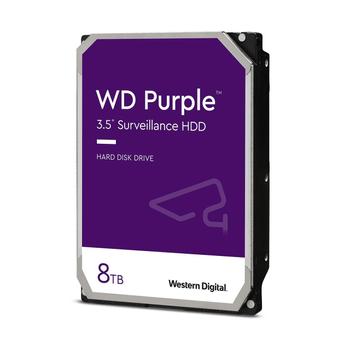 WESTERN DIGITAL WD Purple 8TB SATA 6Gb/s CE HDD 8.9cm 3.5inch internal 5640RPM 128MB Cache 24x7 Bulk (WD84PURZ)