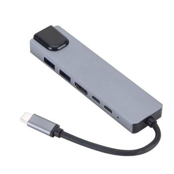 eSTUFF USB-C 6-in-1 Mobile Hub (ES623012)