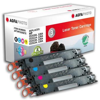 AGFAPHOTO TONER K/C/M/Y, RPL. CE310A (APTHP310SETE)
