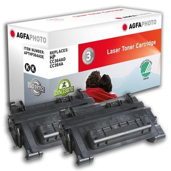 AGFAPHOTO TONER 2x BLACK, RPL. CC364AD (APTHP364ADE)