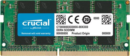 CRUCIAL l - DDR4 - module - 8 GB - SO-DIMM 260-pin - 3200 MT/s / PC4-25600 - CL22 - 1.2 V - unbuffered - non-ECC (CT8G4SFRA32A)