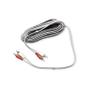 EXTRON A RCA/6  Audio Cable: Two RCA Male to Male Molded, Nickel Plated - 6' (1.