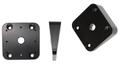 BRODIT Mounting plate  Angled 15°. 