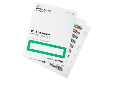 Hewlett Packard Enterprise HPE LTO-9 Ultrium RW Bar Code Label Pack (Q2017A)