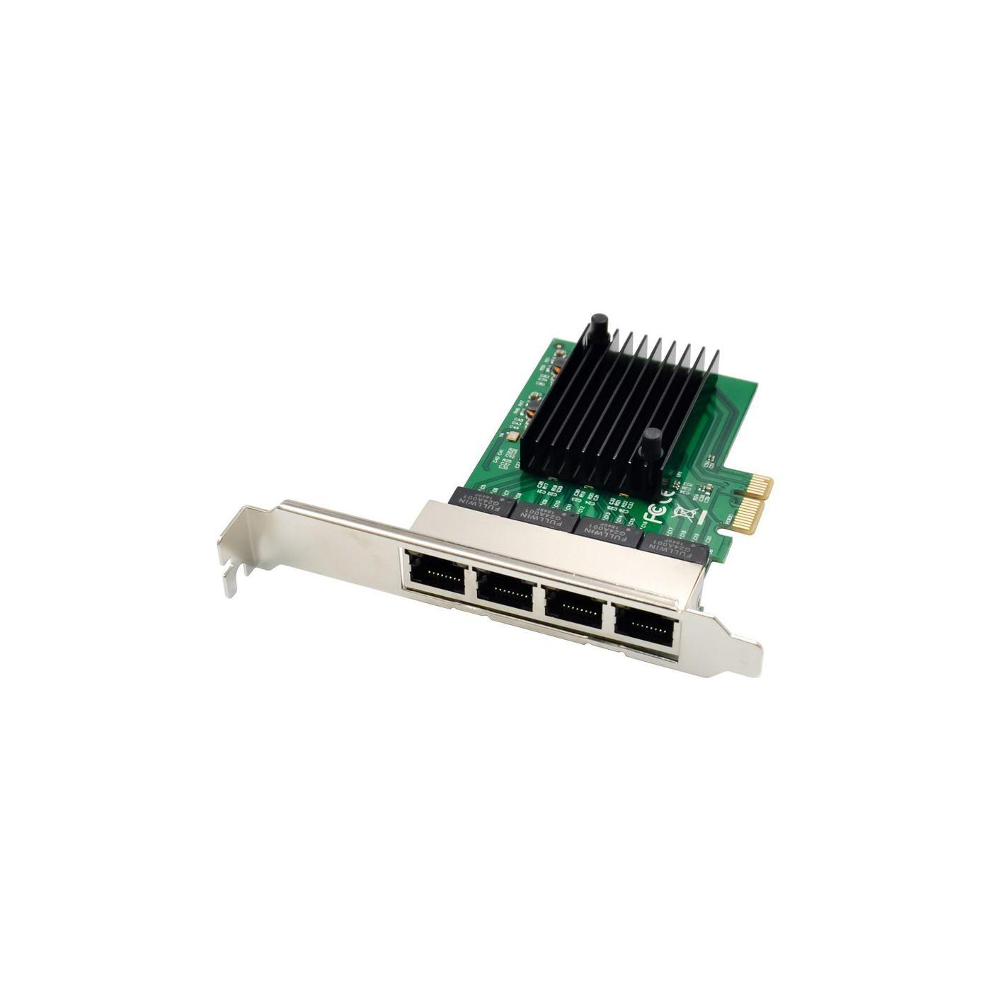 MicroConnect nettverksadapter - PCIe 2.0 - Gigabit Ethernet x 4