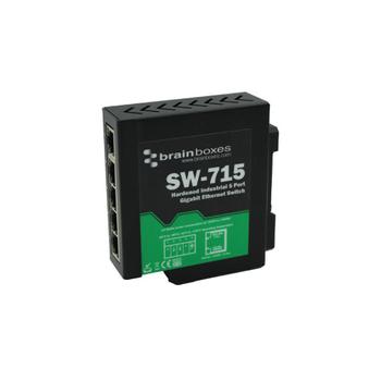 BRAINBOXES Hardened Industrial 5 Port  (SW-715)