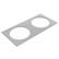 KONDATOR Powerdot - Twin Metallramme L215 x B105mm Sølv