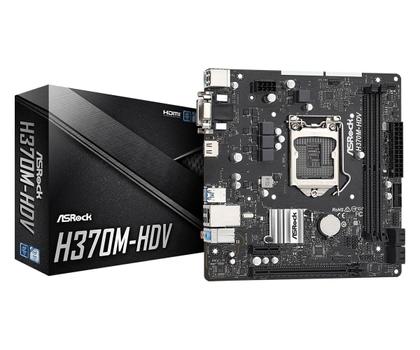 ASROCK Motherboard Intel H370 Lga  (H370M-HDV)