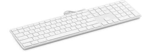 LMP CROPMARK LMP USB numeric Keyboard KB-1243 109 keys ANSI 2xUSB aluminum US layout macOS silver (17748)