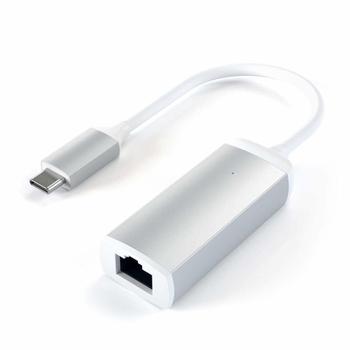 SATECHI USB-C to Gigabit Ethernet - Silver (ST-TCENS)
