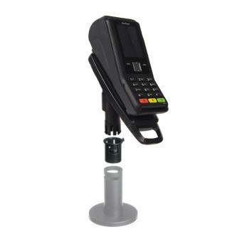 ENS THE SAFEBASE CONNECT IS DESIGNED TO INTERFACE W/ 3RD PARTY POLES & TECHTOWER,  W/ LOCK (KEY INCLUDED) TO PROTECT YOUR PAYMENT DEVICE. TILTS 140 DEGREE AND SWIVELS 330 DEGREE. TAILWIND POLES REQUIR (ASS50121)
