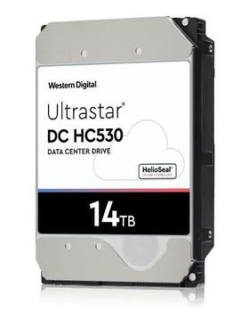 WESTERN DIGITAL WD Ultrastar DC HC530 WUH721414AL5204 - Hard drive - 14 TB - internal (desktop) - 3.5" (in 3.5" carrier) - SAS 12Gb/s - 7200 rpm - buffer: 512 MB (0F31052)
