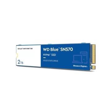 WD Blue SN570 2TB NVMe PCIe 3.0 SSD M.2 - 3500MB/s lesehastighet,  3500MB/s skrivehastighet (WDS200T3B0C)