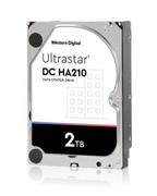 WESTERN DIGITAL WD Ultrastar DC HA210 HUS722T2TALA604 - Hard drive - 2 TB - internal - 3.5" - SATA 6Gb/s - 7200 rpm - buffer: 128 MB (1W10002)