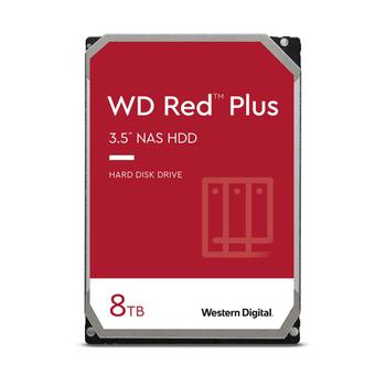 WESTERN DIGITAL 8TB RED PLUS 128MB CMR 3.5IN SATA 6GB/S INTELLIPOWERRPM NS (WD80EFZZ)