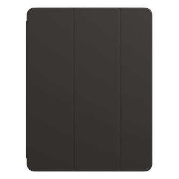 APPLE e Smart - Flip cover for tablet - polyurethane - black - 12.9" - for 12.9-inch iPad Pro (3rd generation,   4th generation,   5th generation) (MJMG3ZM/A)