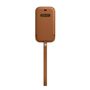 APPLE IPHONE 12 MINI LEATHER SLEEVE WITH MAGSAFE - SADDLE BROWN ACCS