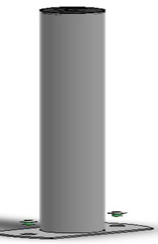 ERGONOMIC SOLUTIONS KIOSK TOP POLE   CPNT (SPK504)