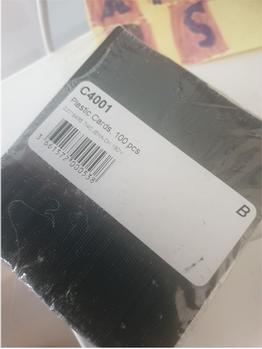 EVOLIS 100 Cards C4001 Black Matt (756562)