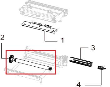 TSC PLATEN ROLLER MH261 (SP-MH261T-0020)