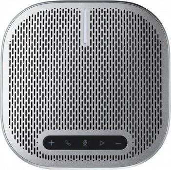 VIEWSONIC Portable Conference Speakerphone. Built-in four microphone array 360-degree omnidirectional sound pickup Built-in 6500mAh battery Reverse charging Bluetooth 5.0 UAC2.0. Silver/ Grey IN (VB-AUD-201)