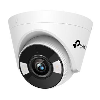 TP-LINK 4MP Full-Color Turret Network Camera SPEC:H.265+/ H.265/ H.264+/ H.264,   1/3" Progressive Scan CMOS,  Color/ 0.005 Lux@F1.6,  0 Lux with IR/White Light,  25fps/ 30fps ( 2560x1440,  2304x1296,   2048x1280,   1 (VIGI C440(2.8mm))