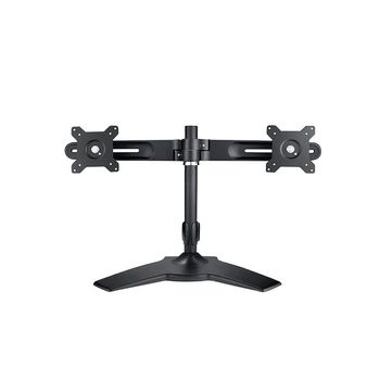 AG NEOVO DMS-01D | Dual Monitor Stand | VESA 75x75-100x100 | Max 12kg | Bordsfot | Svart (DMS-01D)