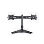 AG NEOVO DMS-01D | Dual Monitor Stand | VESA 75x75-100x100 | Max 12kg | Bordsfot | Svart (DMS-01D)