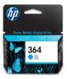 HP 364 - Cyan - original - blister - ink cartridge - for Deskjet 35XX, Photosmart 55XX, 55XX B111, 65XX, 7510 C311, 7520, Wireless B110 (CB318EE#301)