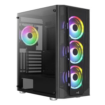 AEROCOOL Midi Prism-G v3  MicroATX/ ATX/ MiniITX (B/ARGB) (ACCM-PB29143.11)
