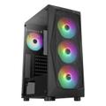 AEROCOOL Falcon Argb Midi Tower Black