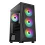 AEROCOOL Falconv2Bk Pc Atx Case Front 