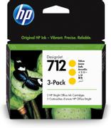 HP 712 3-Pack 29-ml Yellow DesignJet Ink Cartridge