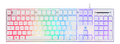 DELTACO Gaming Gamingtangentbord RBG, Nordisk Layout - Vit